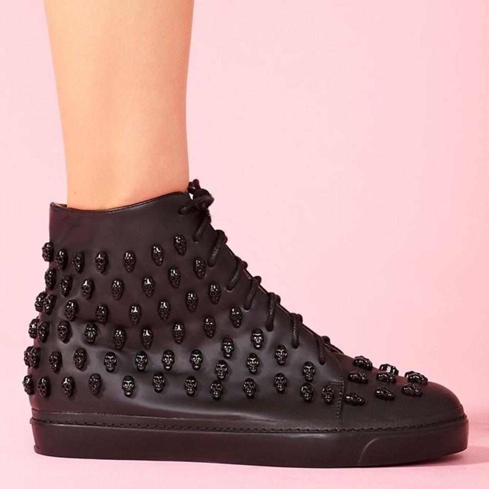 ❌SOLD❌Jeffrey Campbell🥀 Skull Sk8r 💀🖤 ✨RARE✨